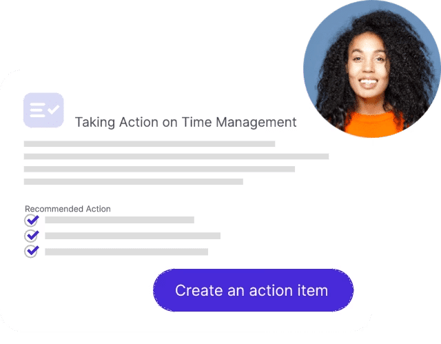 Engagement and retention indicators shown in the Action Planner