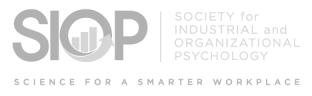 Society for Industrial and Organizational Psychology
