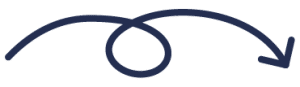 Dark blue curly arrow with a loop in the middle, pointing to the right.