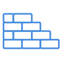 Blue icon of a brick wall with five rows, ascending from left to right, symbolizing motivation and progress in assessment.