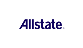 The image showcases the Allstate logo, with "Allstate" in bold, dark blue letters against a crisp white background. It subtly suggests an alternative to traditional methods, evoking ideas akin to a Predictive Index Alternative in its strategic design.